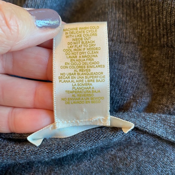 Matty M Gray Open Front Cardigan Sweater - Picture 12 of 12